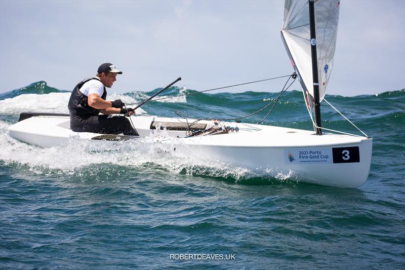 Andy Maloney (NZL) - Finn Gold Cup - Porto, Portugal - May 2021 - photo © Robert Deaves / Finn Class