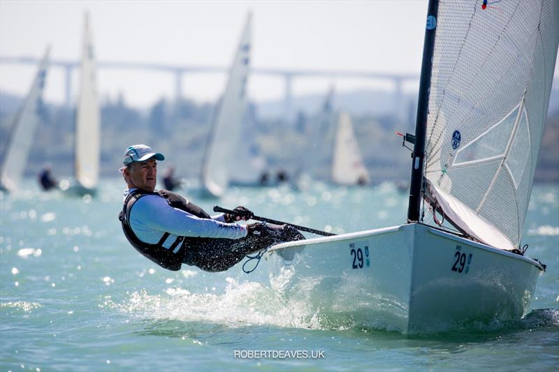 Bas de Waal - Day 3 at the 2021 Finn European Masters - photo © Robert Deaves