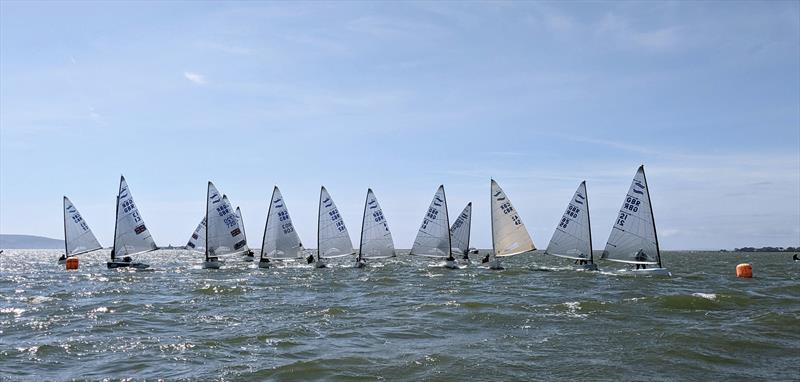 Finn Masters 2023 at Keyhaven photo copyright Alex Pepper taken at Keyhaven Yacht Club and featuring the Finn class