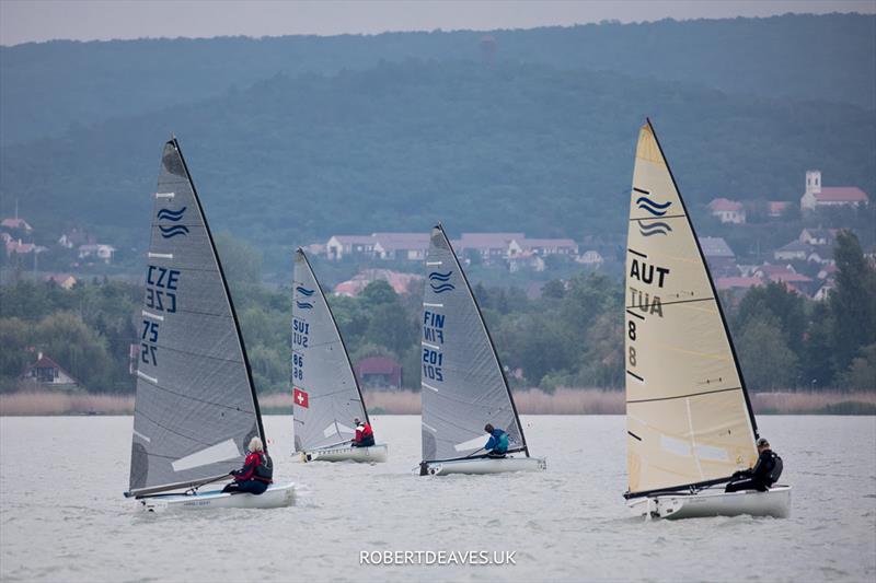 Practice Race at the Open and U23 Finn Europeans in Csopak, Hungary - photo © Robert Deaves / www.robertdeaves.uk
