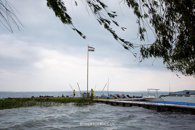 Opening Ceremony at the Open and U23 Finn Europeans in Csopak, Hungary - photo © Robert Deaves / www.robertdeaves.uk