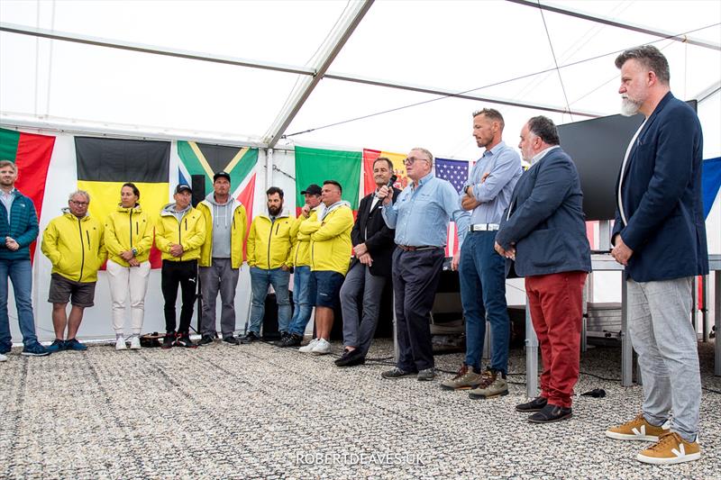Opening Ceremony at the Open and U23 Finn Europeans in Csopak, Hungary - photo © Robert Deaves / www.robertdeaves.uk