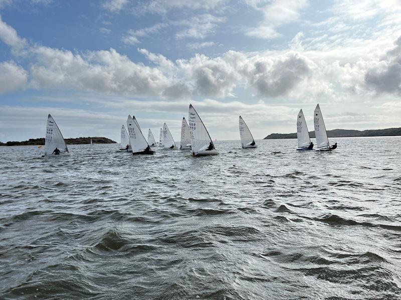 Solway Yacht Club Autumn Open - Finns and OKs immediately after starting together - photo © Margaret Purkis