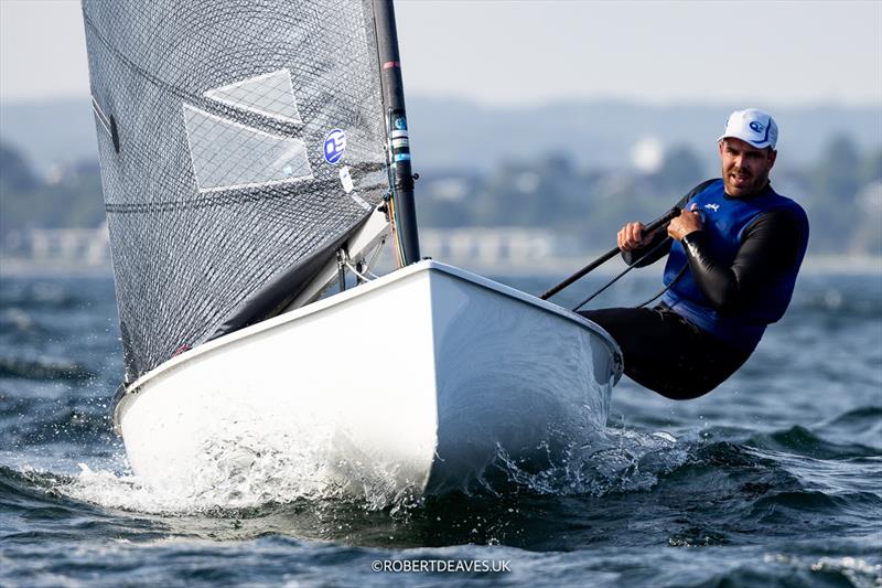 Alessandro Marega, ITA photo copyright Robert Deaves taken at Yacht Club de Cannes and featuring the Finn class