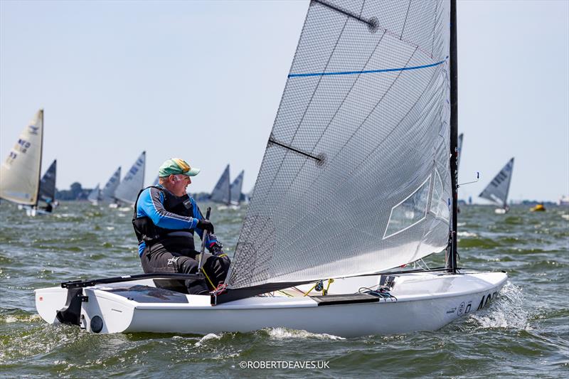 Brendon Hogg, NZL - Finn World Masters, Day 2 - photo © Robert Deaves