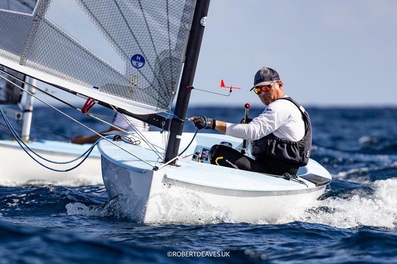Lauent Hay, FRA - 2025 Spanish Open Finn Championship in Ibiza - photo © Robert Deaves