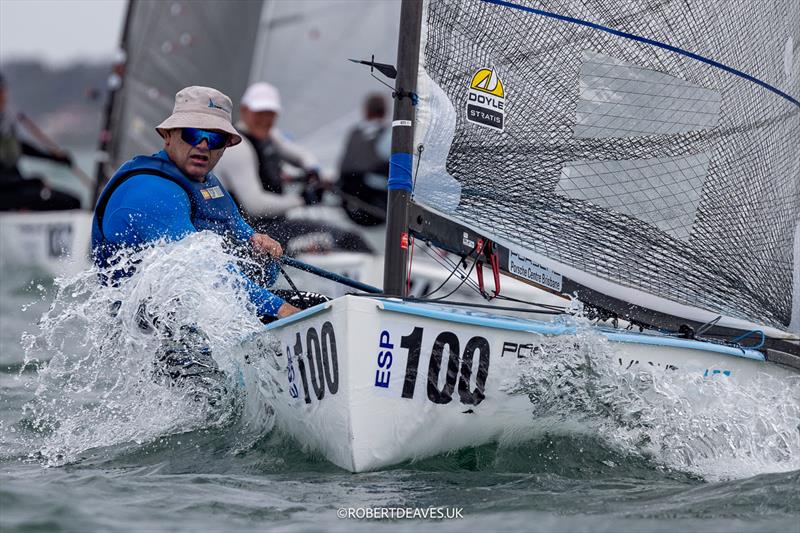 Rafa Trujillo, ESP - 2026 Finn World Masters day 2 - photo © Robert Deaves / www.robertdeaves.uk