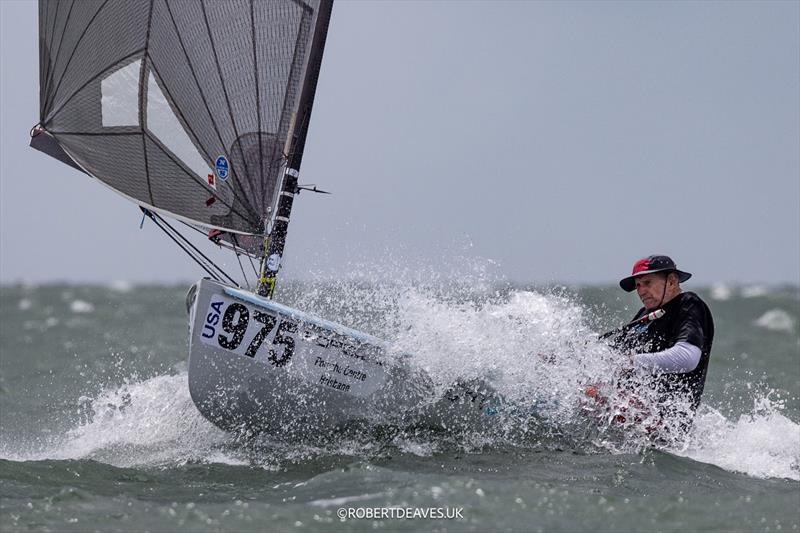 Gus Miller, USA - 2026 Finn World Masters day 2 - photo © Robert Deaves / www.robertdeaves.uk