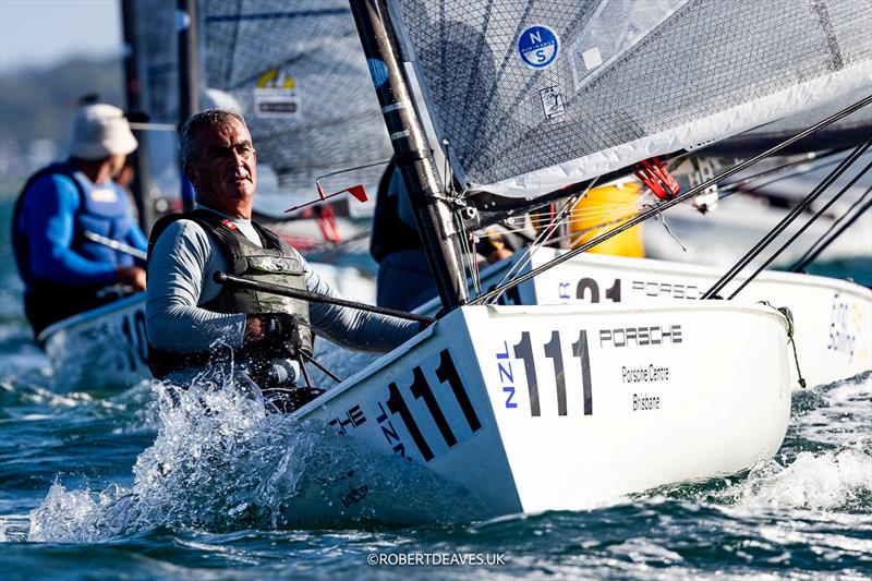 Karl Purdie, NZL - 2026 Finn World Masters day 3 - photo © Robert Deaves / www.robertdeaves.uk