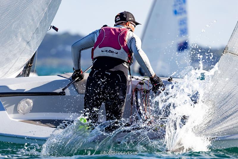 Andrew Coutts at the 2026 Finn World Masters - photo © Robert Deaves