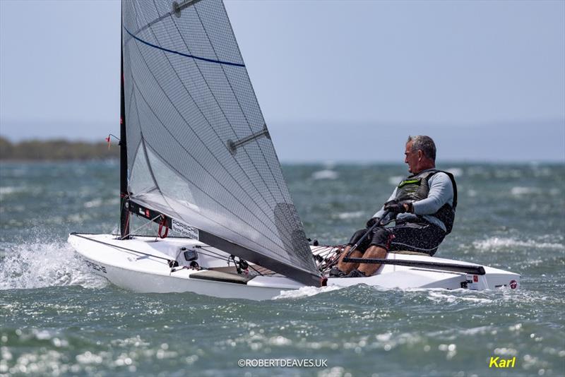 Karl Purdie (NZL) - Finn Gold Cup & Finn Masters World Championship - Brisbane - February 2026 - photo © Robert Deaves / Finn Class
