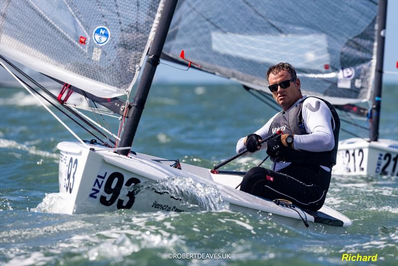 Richard Hawkins (NZL) - Finn Gold Cup & Finn Masters World Championship - Brisbane - February 2026 - photo © Robert Deaves / Finn Class