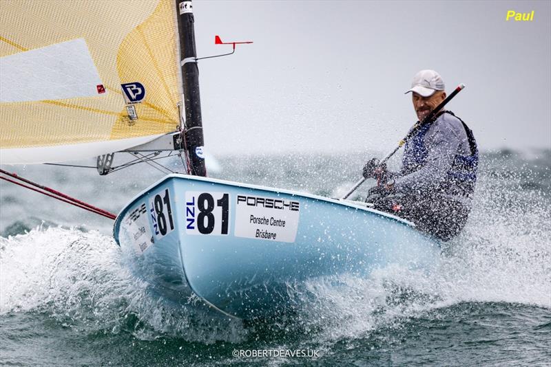 Paul Bamford (NZL) - Finn Gold Cup & Finn Masters World Championship - Brisbane - February 2026 - photo © Robert Deaves / Finn Class