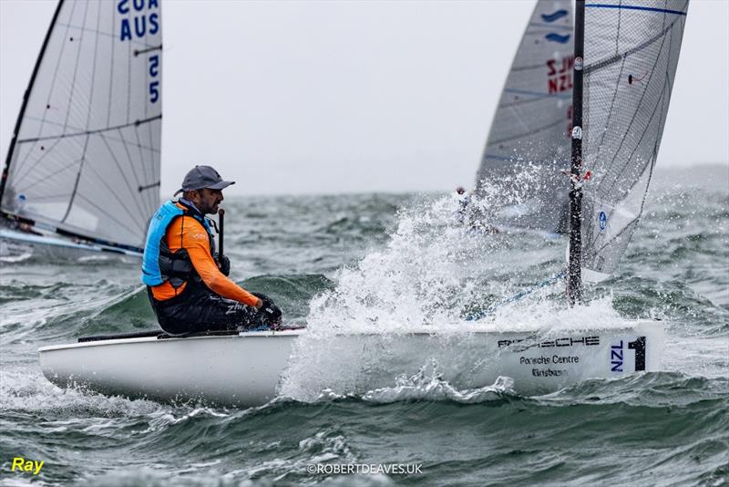 Ray Hall (NZL) - Finn Gold Cup & Finn Masters World Championship - Brisbane - February 2026 - photo © Robert Deaves / Finn Class