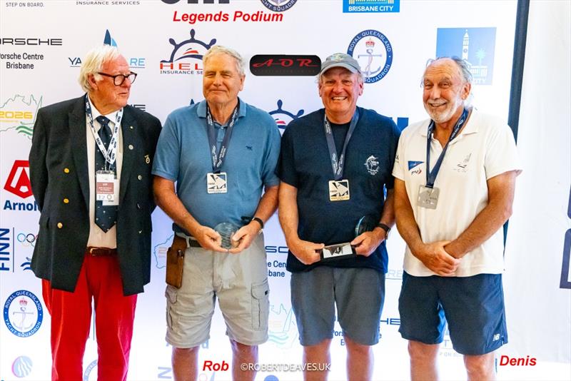 Kiwi Legends Team - Finn Gold Cup & Finn Masters World Championship - Brisbane - February 2026 - photo © Robert Deaves / Finn Class