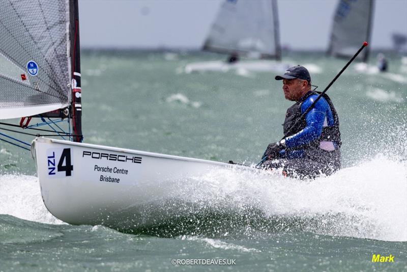 Mark Perrow (NZL) - Finn Gold Cup & Finn Masters World Championship - Brisbane - February 2026 - photo © Robert Deaves / Finn Class