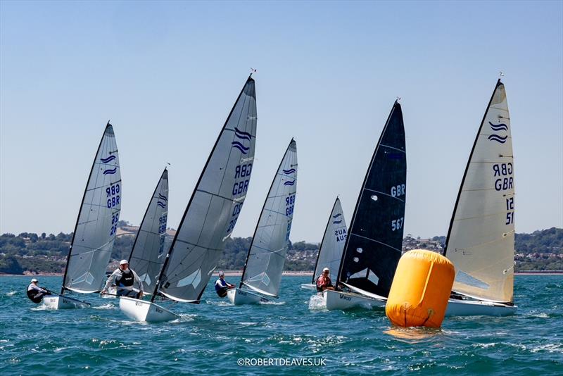 Vaikobi British Finn National Championship at Brixham Day 1 - photo © Robert Deaves / www.robertdeaves.uk
