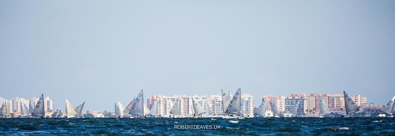 Finn World Masters on Mar Menor in 2021 - photo © Robert Deaves