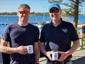 Noel Butler and Stephen Oram take third - Fireball Open Championship at Lough Ree © Frank Miller