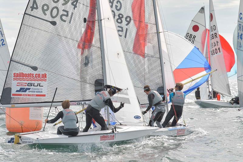 Gul Fireball World Championship day 2 photo copyright Lee Whitehead / www.photolounge.co.uk taken at Plas Heli Welsh National Sailing Academy and featuring the Fireball class