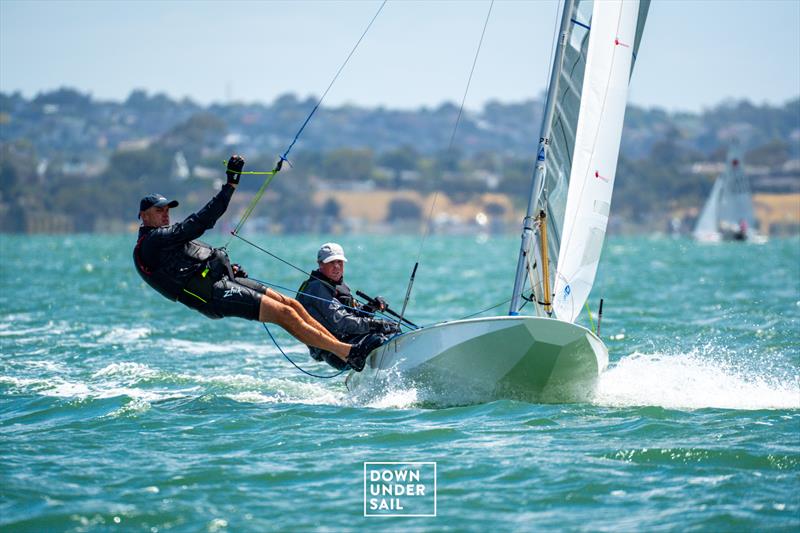 Brendan Garner and Ben O'Brien - 3rd - Fireball Worlds at Geelong day 6 - photo © Alex Dare, Down Under Sail