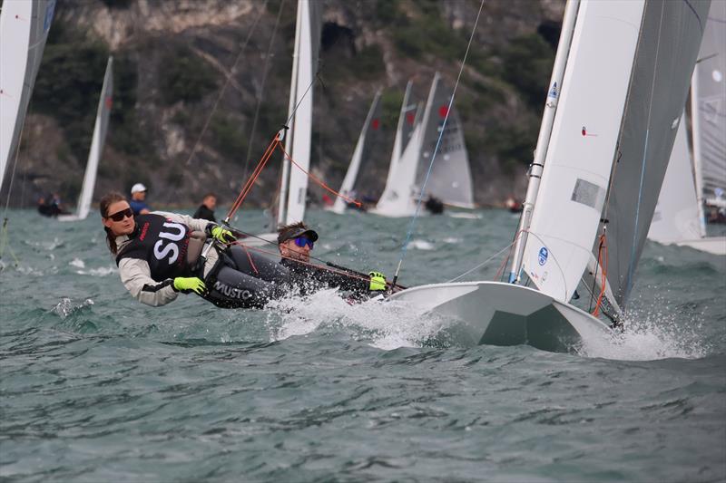 Yves Mermod and Maja Siegenthaler - Fireball World Champions photo copyright Urs Kueblis taken at Yacht Club de Carnac and featuring the Fireball class