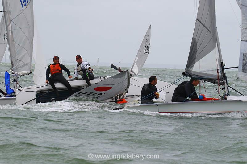 Fireball open meeting at Hayling Island - photo © Ingrid Abery / www.ingridabery.com