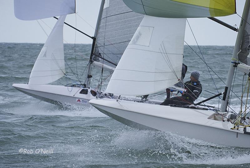 Fireball open meeting at Hayling Island - photo © Rob O'Neill