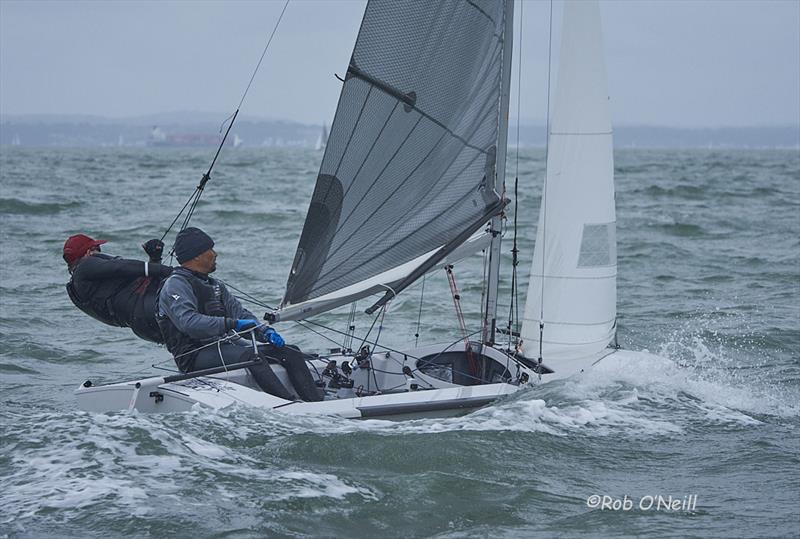 Fireball open meeting at Hayling Island - photo © Rob O'Neill