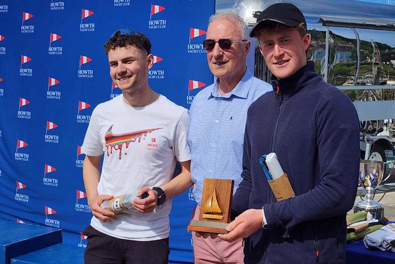 Youth winners, Jack McNaughton and Kilian Mathieu, at the Fireball Irish National Championship at Howth - photo © Frank Miller