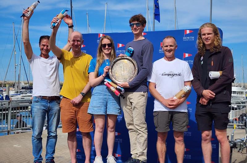 Silver fleet podium at the Fireball Irish National Championship at Howth - photo © Frank Miller