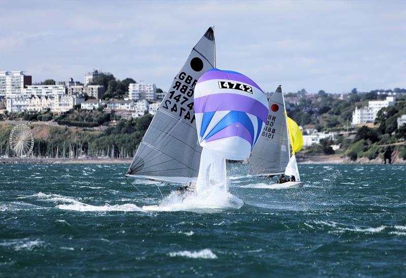 Strong winds on Day 1 of the 2026 Fireball World Championship at the Royal Torbay Yacht Club - photo © Mark Jardine
