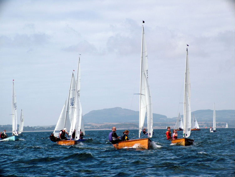 Action from the Crewsaver 60th Firefly nationals at Abersoch photo copyright Paul Jenkins taken at South Caernarvonshire Yacht Club and featuring the Firefly class