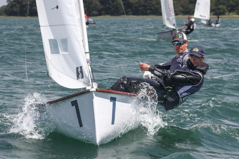 Toby Smith and Devon Lane, overall winners - 72nd Senior Schools Championship at Itchenor - photo © Kirsty Bang