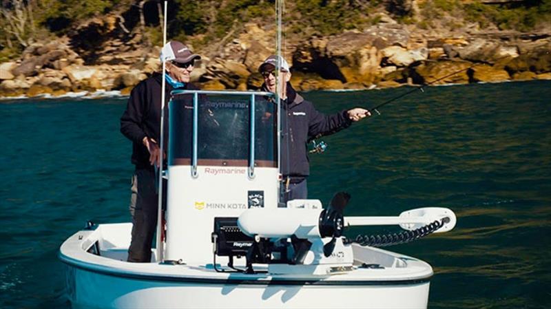 Scotty Thorrington uses Raymarine electronics to hunt, locate and catch fish photo copyright Raymarine taken at  and featuring the Fishing boat class