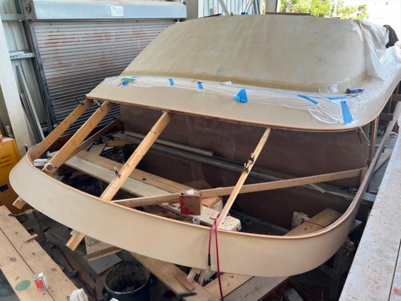 Hull #7 Deckhouse windshield - photo © Michael Rybovich & Sons
