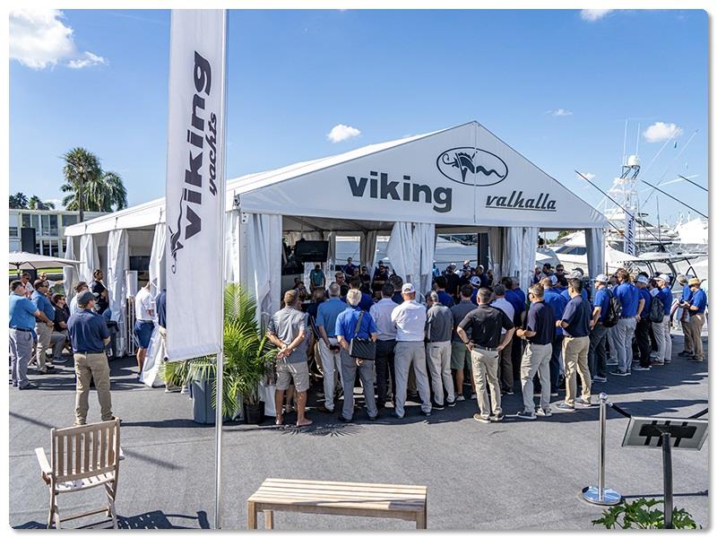 Viking Yachts at 2022 Fort Lauderdale International Boat Show - photo © Viking Yachts