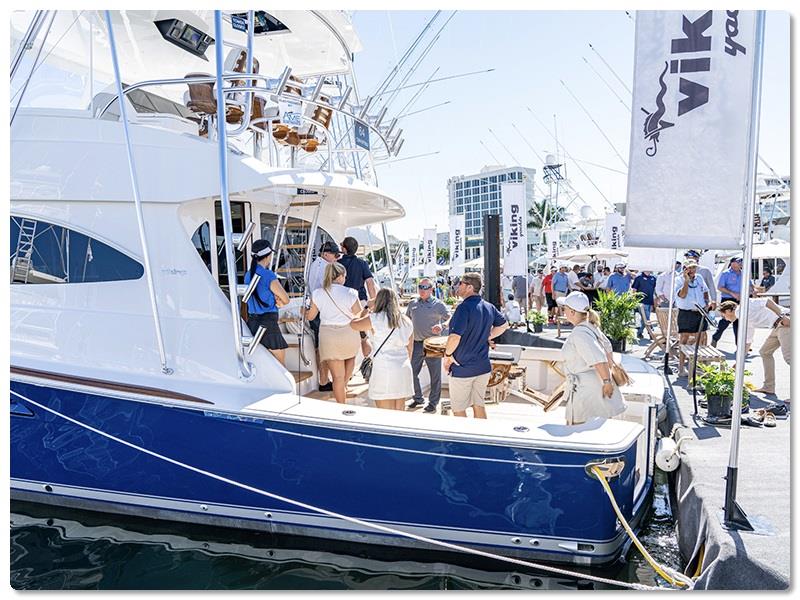 Viking Yachts at 2022 Fort Lauderdale International Boat Show - photo © Viking Yachts