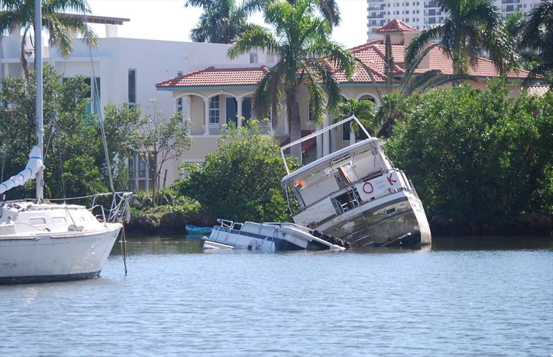 Abandoned, derelict vessels in North Lake, Florida - photo © Rick Legow