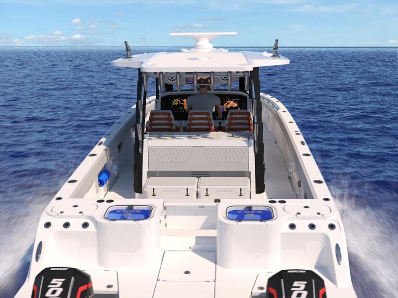 Aquila 36 Molokai - rendering - photo © Aquila Boats