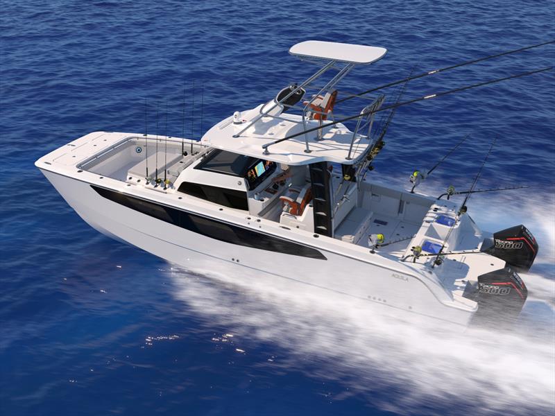 Aquila 36 Molokai - rendering - photo © Aquila Boats