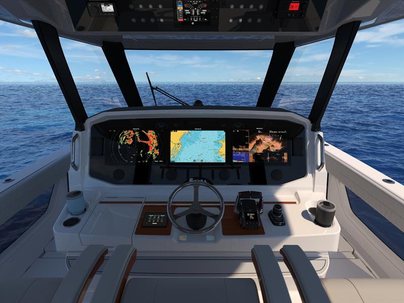 Aquila 36 Molokai - rendering - photo © Aquila Boats