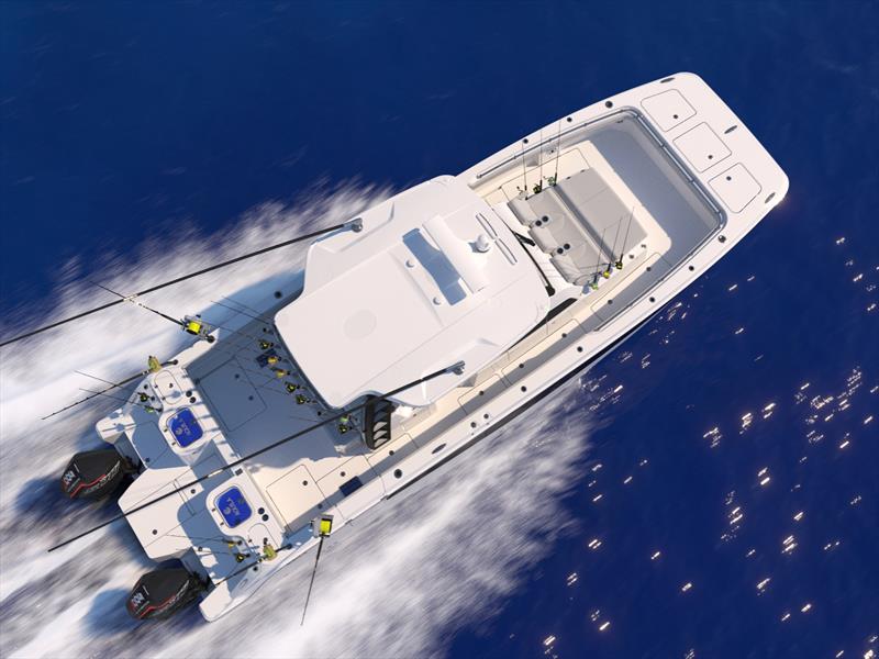 Aquila 36 Molokai - rendering - photo © Aquila Boats
