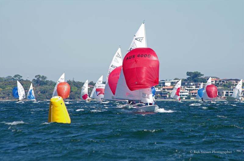 WA State Flying 15 Championships 2022 photo copyright Rick Steuart Photography taken at South of Perth Yacht Club and featuring the Flying Fifteen class