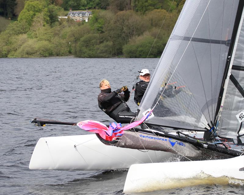 Bala Catamaran Open 2023 photo copyright John Hunter taken at Bala Sailing Club and featuring the Formula 18 class