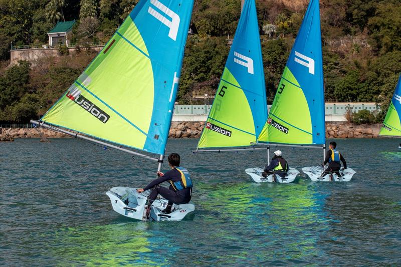 Sun Hung Kai & Co. Hong Kong Race Week 2024 - Day 1 photo copyright RHKYC / Guy Nowell taken at Royal Hong Kong Yacht Club and featuring the Fusion class