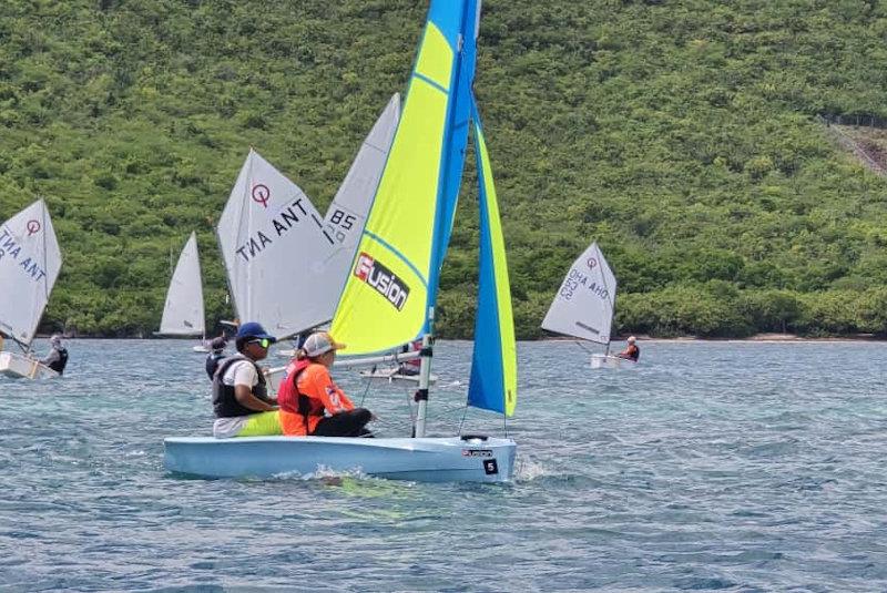 Sint Maarten YC competes in the Caribbean Dinghy Championship photo copyright SMYC taken at Sint Maarten Yacht Club and featuring the Fusion class