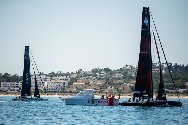 GC32 Lagos Cup 2023 - No racing on Race Day 2 photo copyright GC32 Racing Tour / Tó Mané  taken at  and featuring the GC32 class