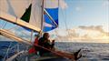 Guy deBoer enjoys a quiet sunset during the 2022 Golden Globe Race &copy; Guy deBoer Collection