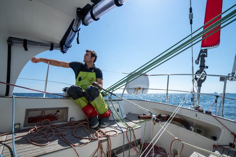 Golden Globe Race 2022, skipper Damien Guillou - photo © Yann Riou / polaRYSE / PRB